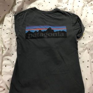 Gray Patagonia Long Sleeve T-Shirt